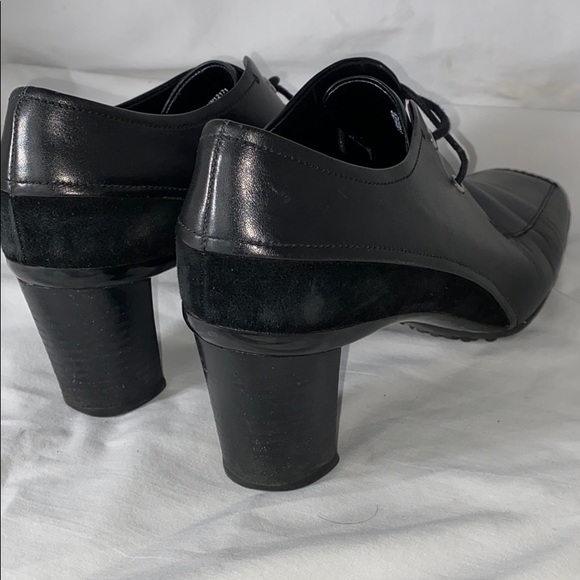 Rockport Black leather Heels Size 8 - Picture 6 of 9